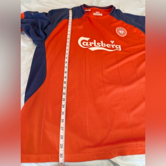 VTG Mens XL Liverpool ‘03/‘04 Orange Goalkeeper Jersey Soccer Jerzy Dudek. - Picture 4 of 15